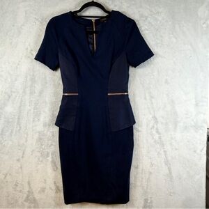 Ted Baker Navy Blue Mini Dress